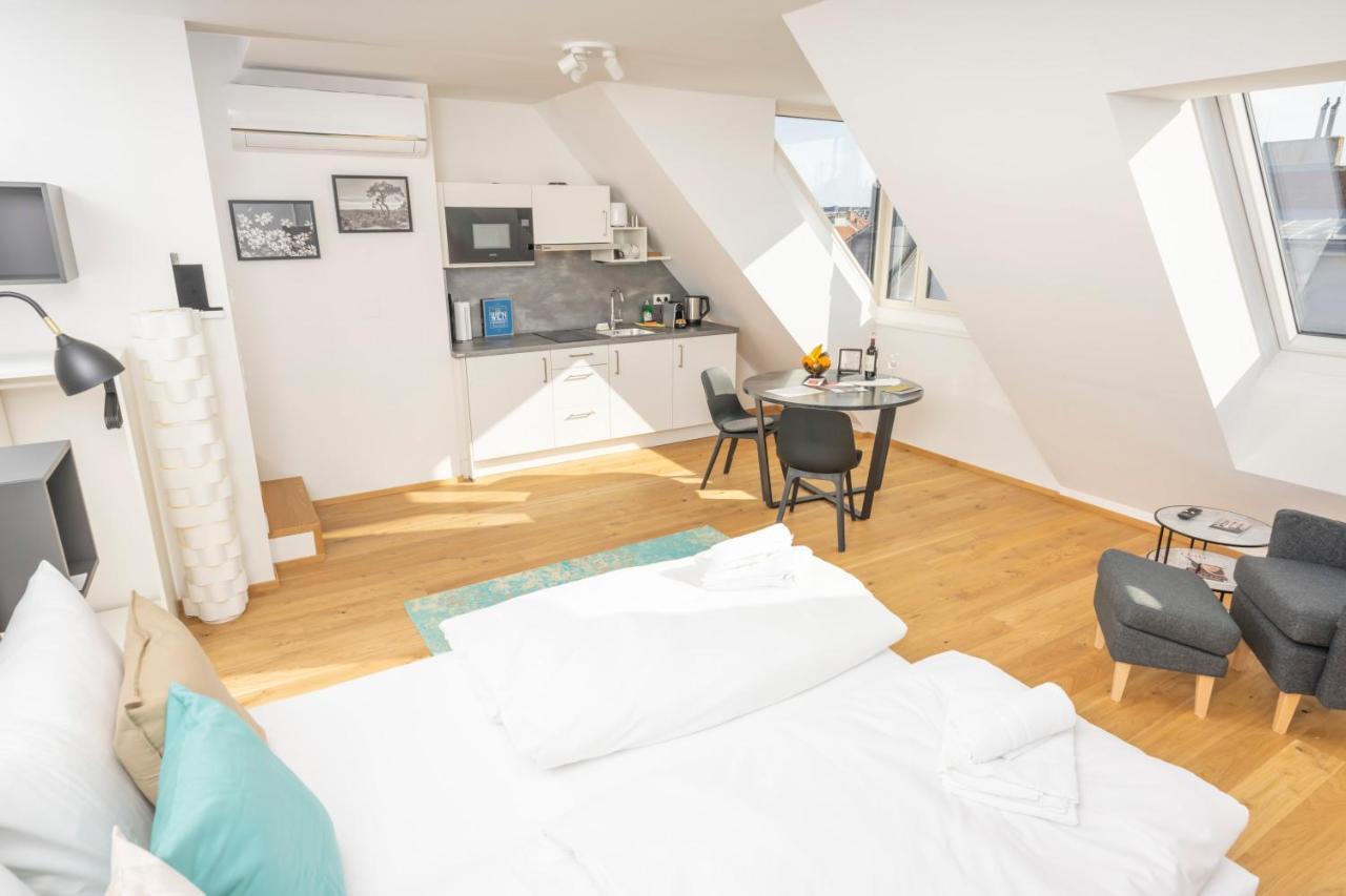 Rooftop Apartments Mit Grosser Terrasse فيينا المظهر الخارجي الصورة