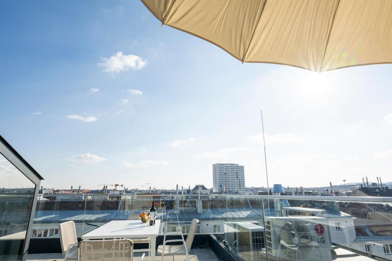 Rooftop Apartments Mit Grosser Terrasse فيينا المظهر الخارجي الصورة