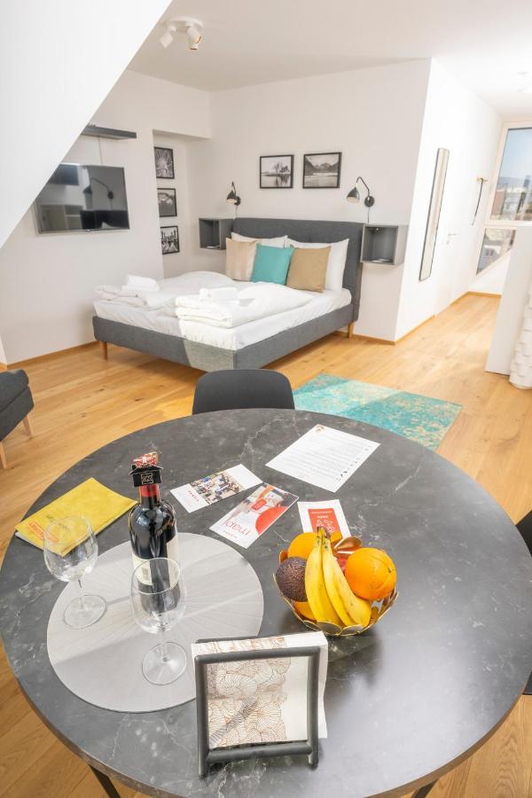 Rooftop Apartments Mit Grosser Terrasse فيينا المظهر الخارجي الصورة