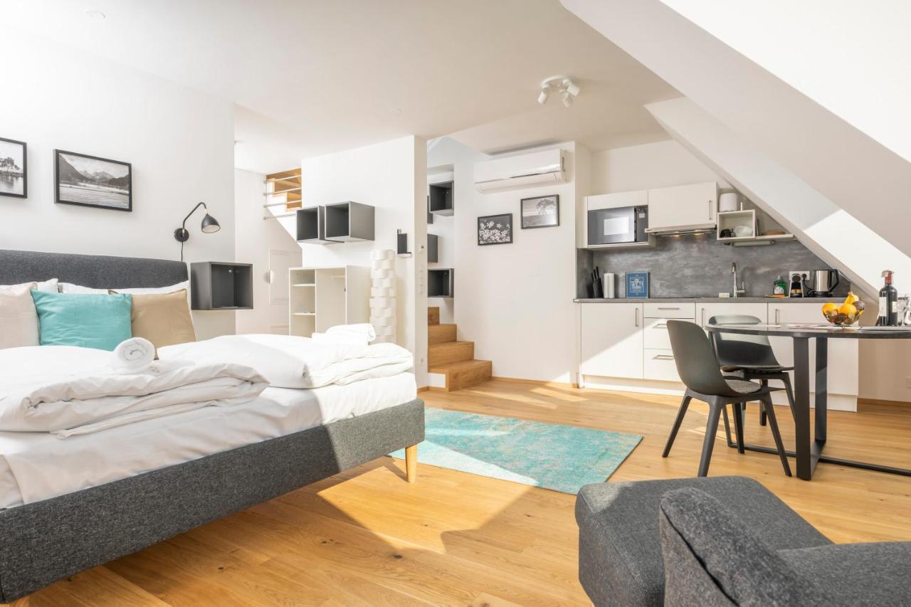 Rooftop Apartments Mit Grosser Terrasse فيينا المظهر الخارجي الصورة