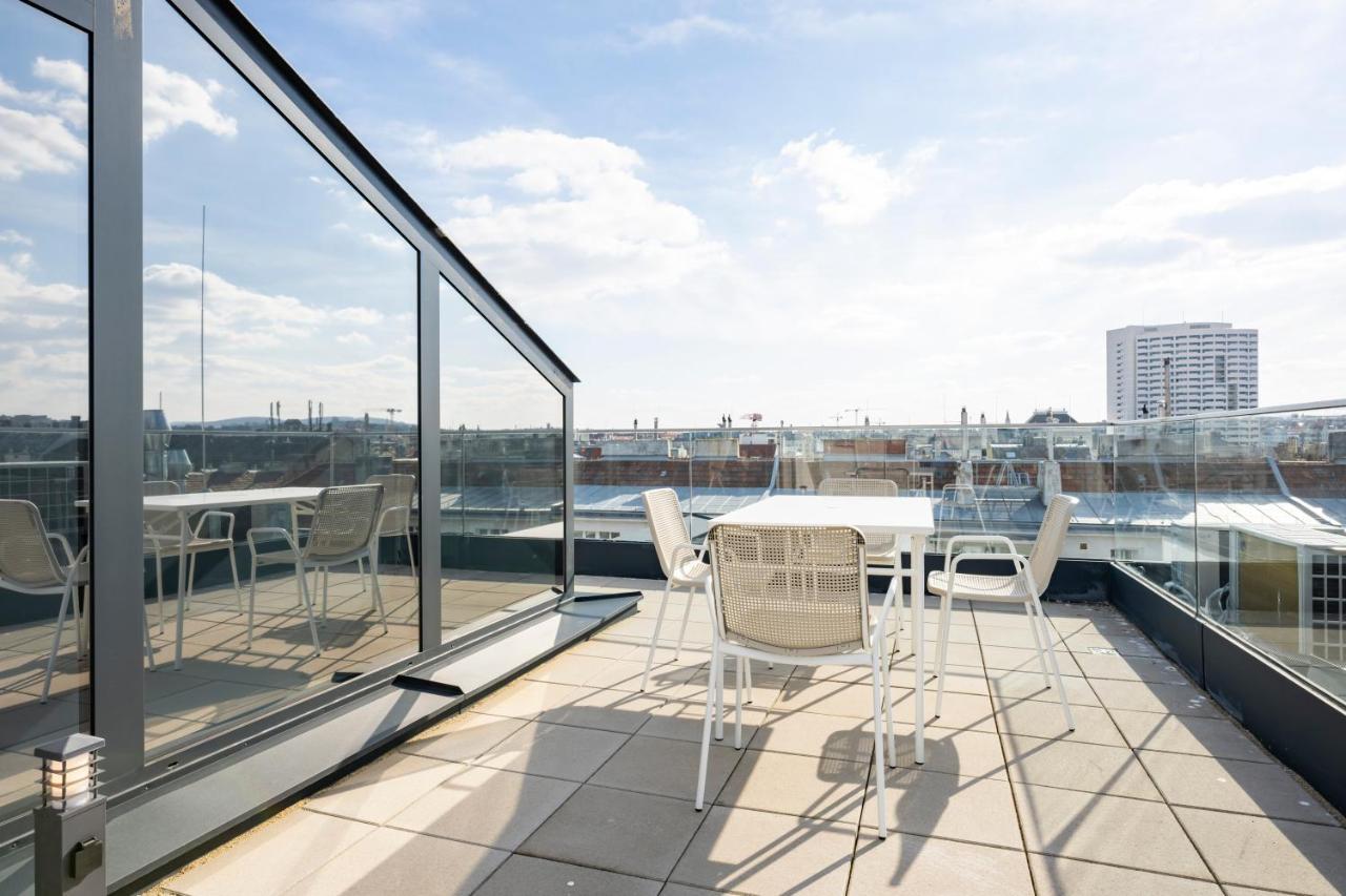Rooftop Apartments Mit Grosser Terrasse فيينا المظهر الخارجي الصورة