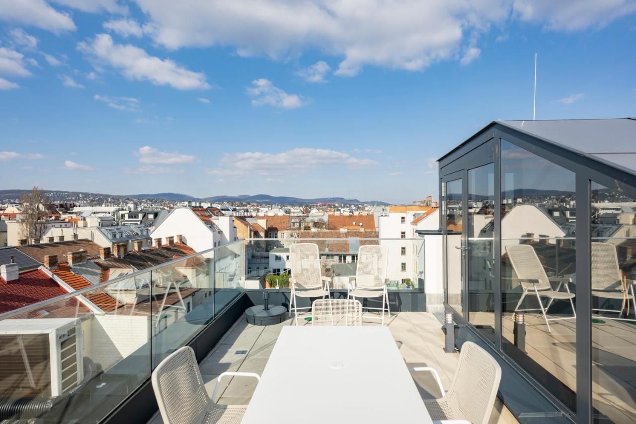 Rooftop Apartments Mit Grosser Terrasse فيينا المظهر الخارجي الصورة